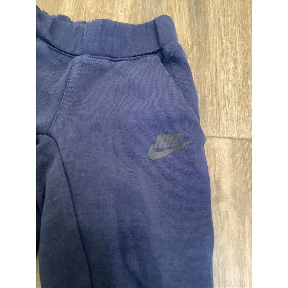 Nike Toddler 3T Navy Blue Fleece Jogger Sweatpants Athleisure Streetwear B19-7
